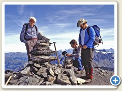 25 Der Steinmann auf dem Gipfel