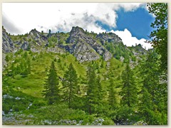02.1 Eine erste Steilstufe ist zu überwinden, ca 2023 m