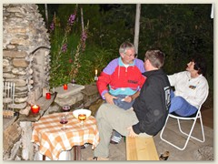 25 Plauderei am Cheminee bis spät in die Nacht