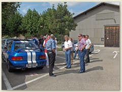 26_Treffpunkt Bahnhof Oensingen mit Verwandten. Vordergrund: Rosmarie, Paul, Paul Kopp und Oswald